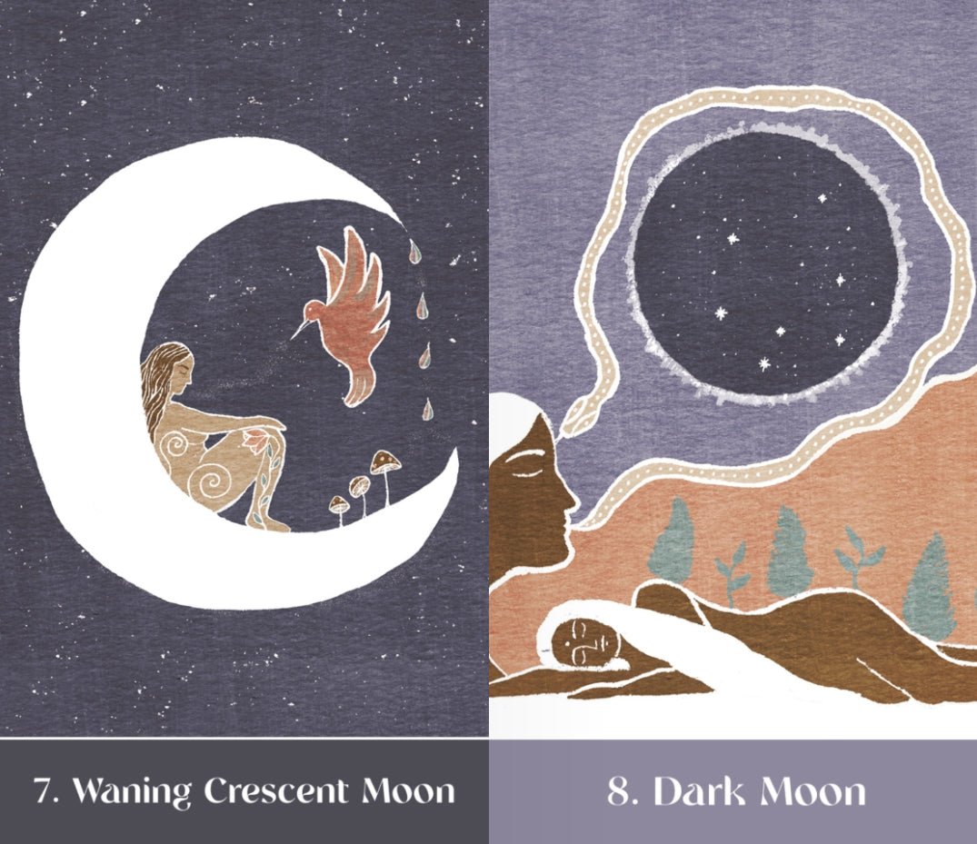 The Sacred Cycles Oracle card exhibiting the deck's transformative card art — Eternal Spirit