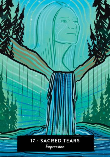The Sacred Medicine Oracle card capturing the deck's intuitive artistry — Eternal Spirit