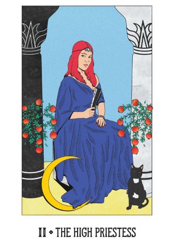 Secrets of Paradise Tarot card reflecting the deck's transcendent artwork — Eternal Spirit