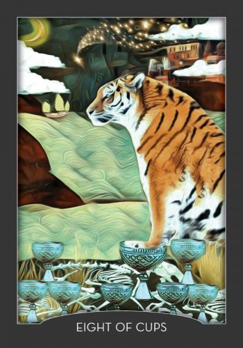 Sample card from the Guardian of the Night Tarot tarot deck — Eternal Spirit