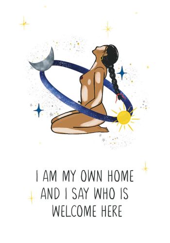 Wisdom Del Alma card illuminating the deck's rich colour palette — Eternal Spirit