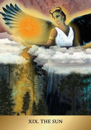 The Enchanted Forhaxa Tarot card reflecting the deck's transcendent artwork — Eternal Spirit