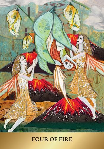 The Enchanted Forhaxa Tarot card revealing the deck's deeply layered symbolism — Eternal Spirit