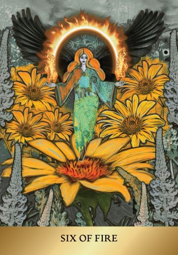 The Enchanted Forhaxa Tarot card portraying the deck's otherworldly aesthetic — Eternal Spirit