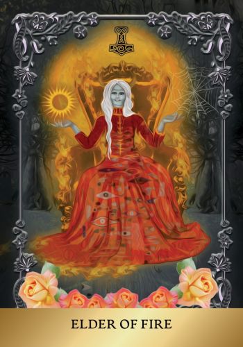 The Enchanted Forhaxa Tarot card exhibiting the deck's transformative card art — Eternal Spirit