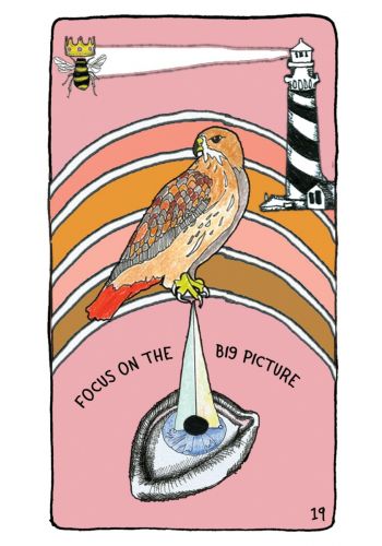 Animal Apothecary Oracle card celebrating the deck's unique visual language — Eternal Spirit