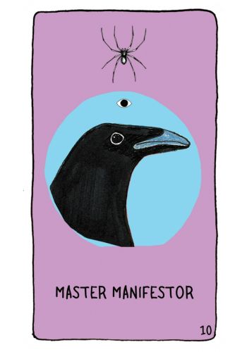 Animal Apothecary Oracle card showing the deck's detailed artistic vision — Eternal Spirit