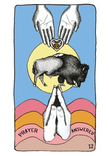 Animal Apothecary Oracle card exploring the deck's contemplative imagery — Eternal Spirit