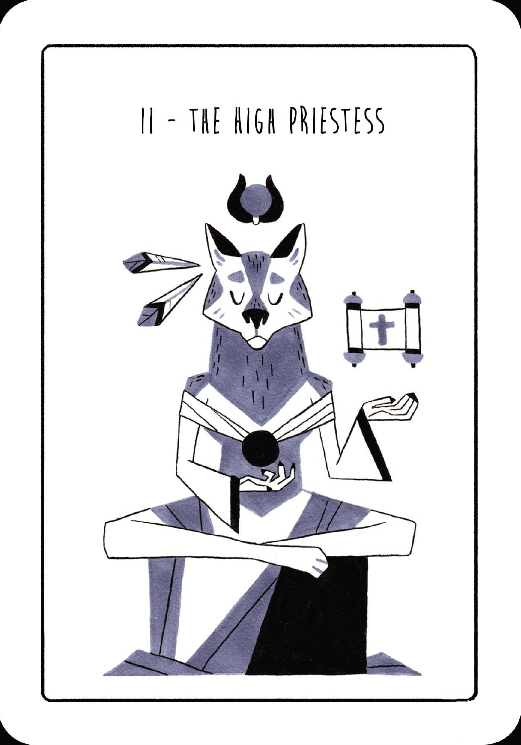 Archanis Animal Tarot card demonstrating the deck's inspired artistry — Eternal Spirit