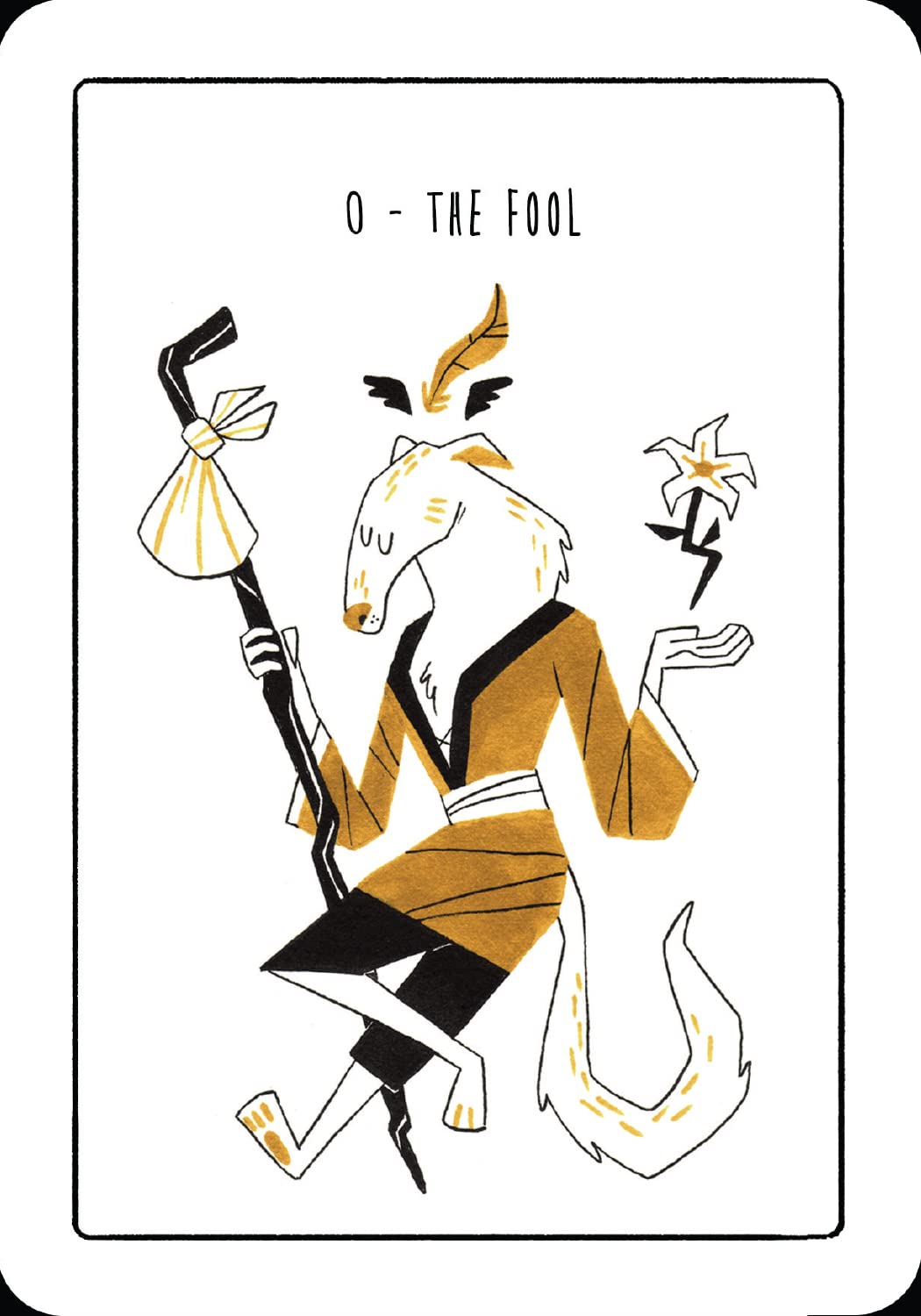 Archanis Animal Tarot card displaying the deck's hand-painted illustrations — Eternal Spirit