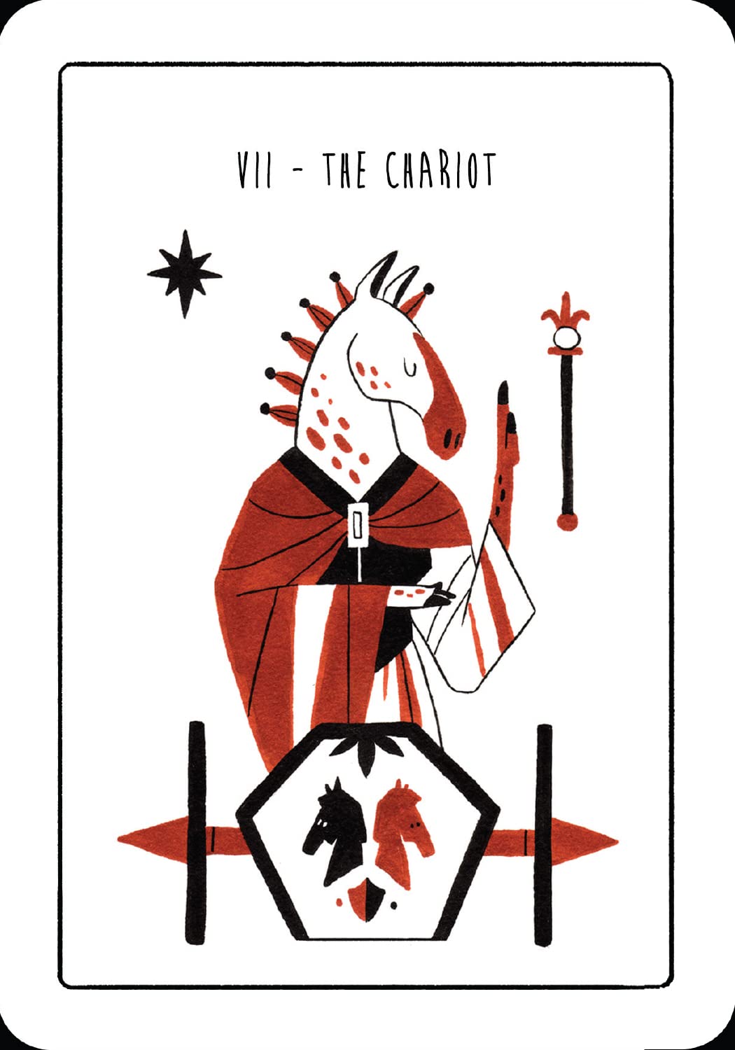 Archanis Animal Tarot card highlighting the deck's symbolic art — Eternal Spirit