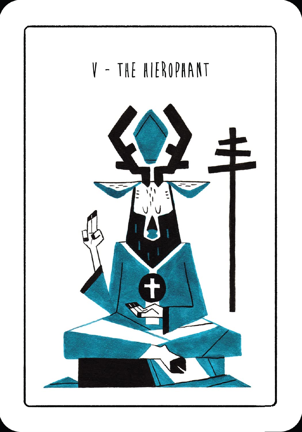 Archanis Animal Tarot card unveiling the deck's spiritual symbolism — Eternal Spirit