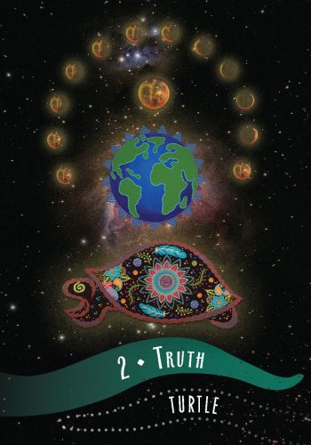 Wisdom of the Elders Oracle card displaying the deck's hand-painted illustrations — Eternal Spirit