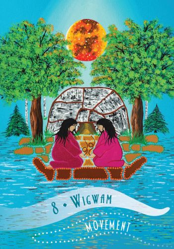 Wisdom of the Elders Oracle card capturing the deck's intuitive artistry — Eternal Spirit