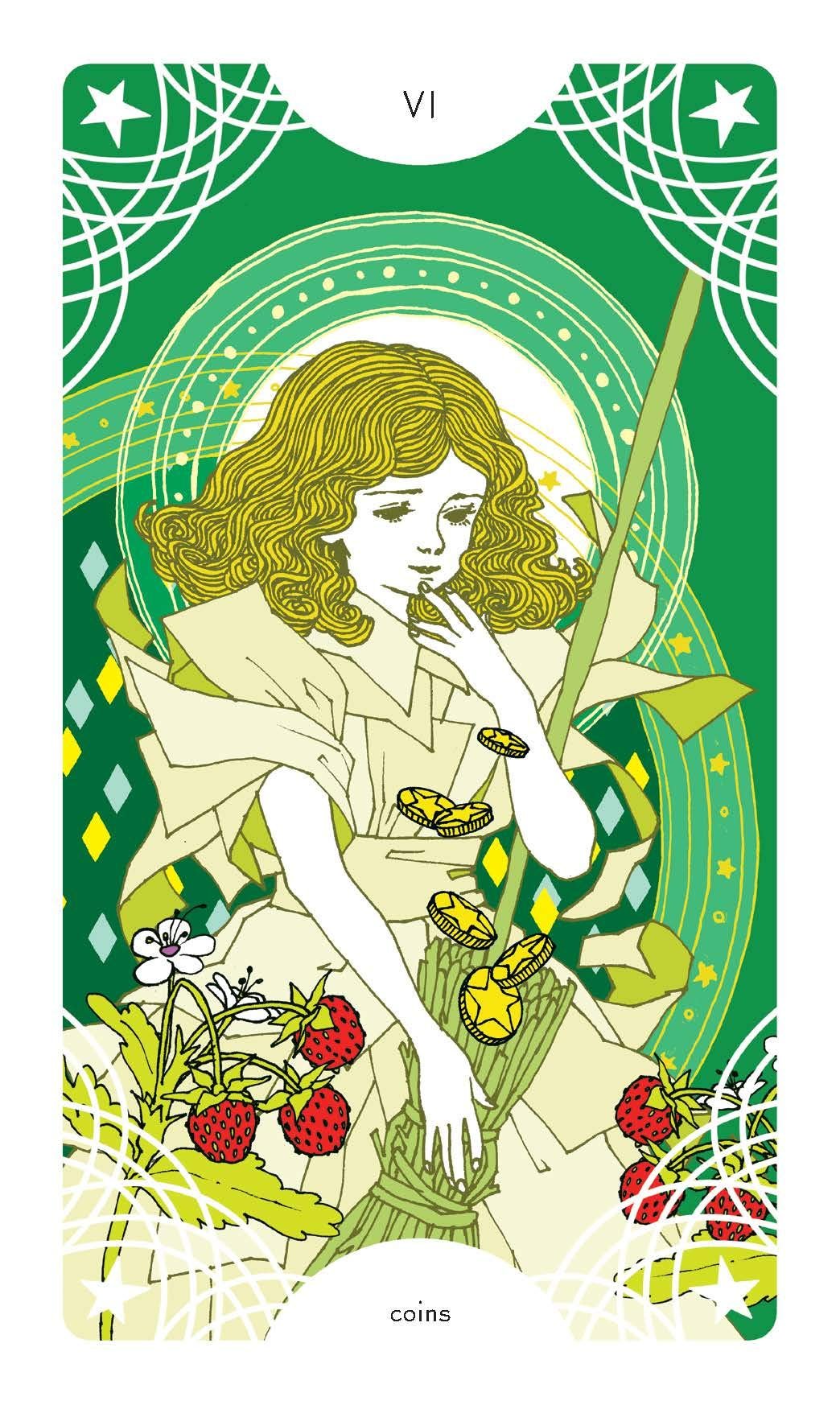 Star Spinner Tarot card celebrating the deck's unique visual language — Eternal Spirit