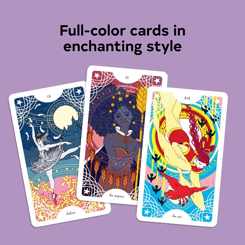 Sample card from the Star Spinner Tarot tarot deck — Eternal Spirit