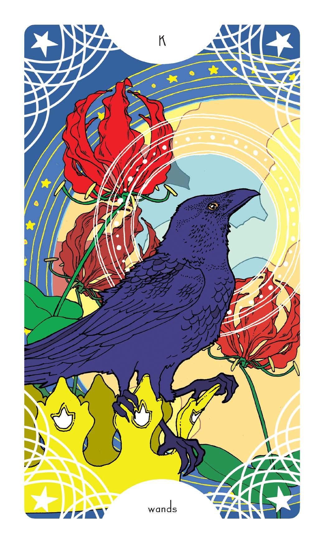 Star Spinner Tarot card displaying the deck's hand-painted illustrations — Eternal Spirit