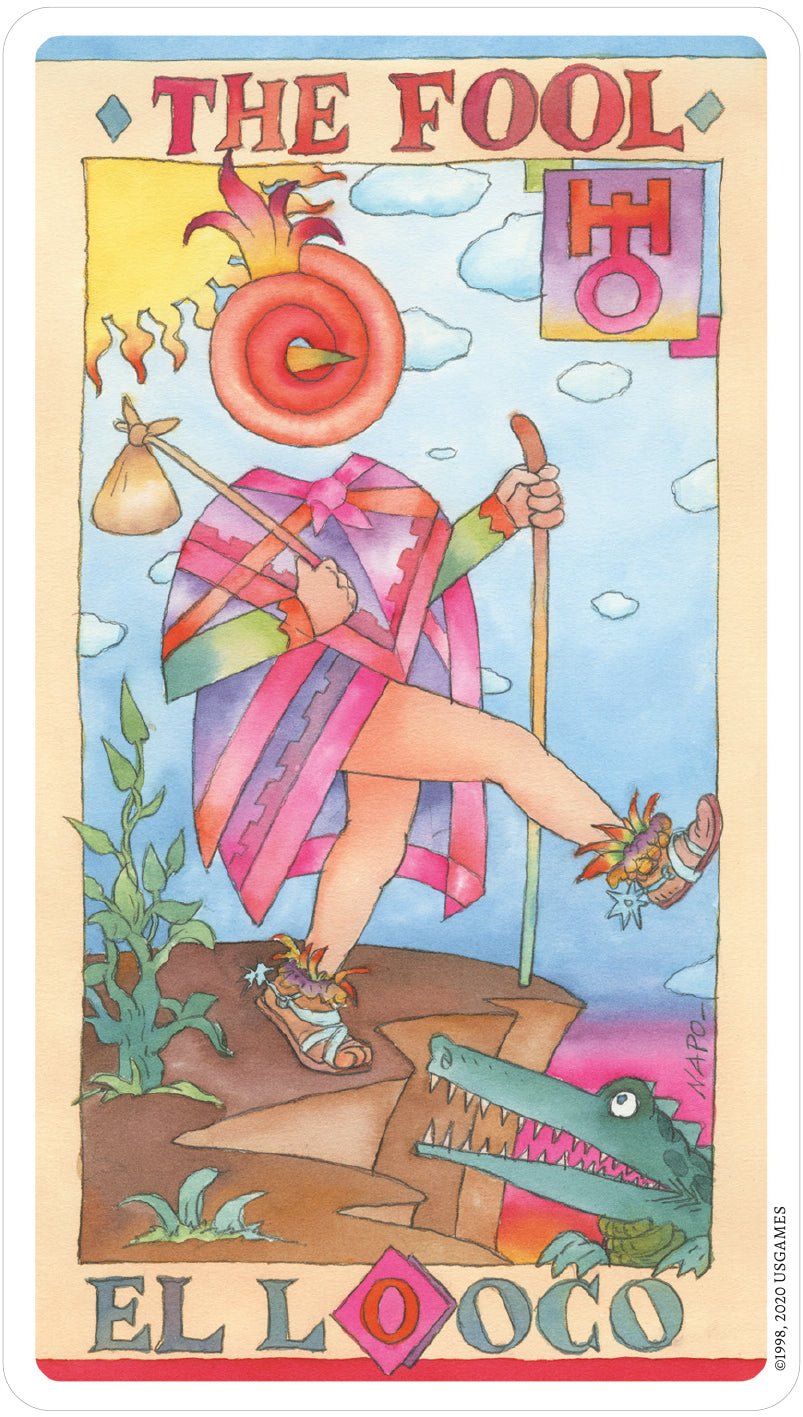 Sample card from the Napo Tarot tarot deck — Eternal Spirit