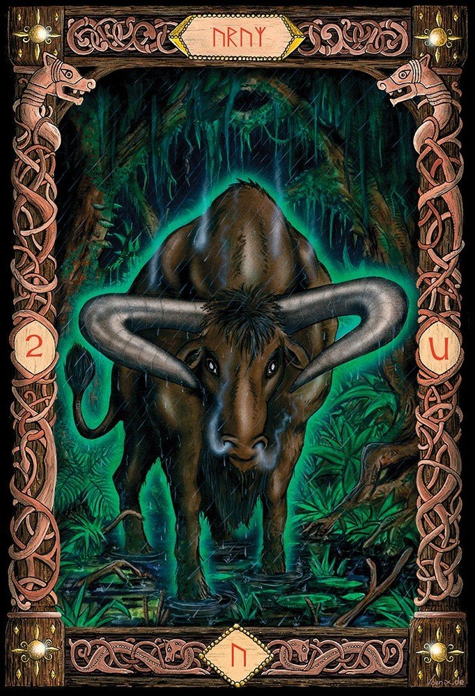 Power of the Runes card deck, sample card 1 — Eternal Spirit