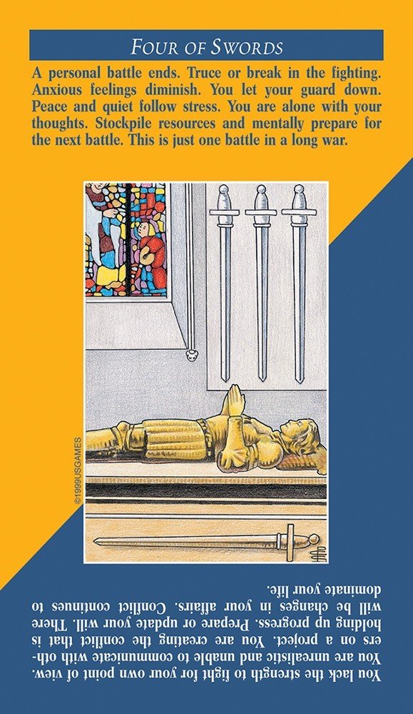 Quick & Easy Tarot card portraying the deck's otherworldly aesthetic — Eternal Spirit