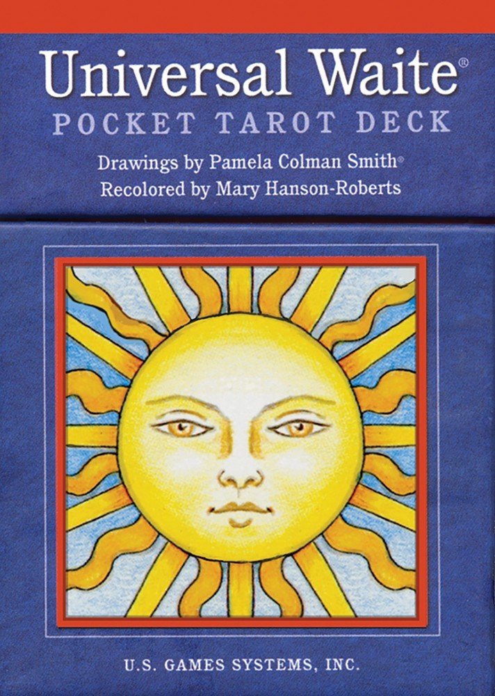Box cover of Universal Waite Pocket Tarot tarot card deck — Eternal Spirit