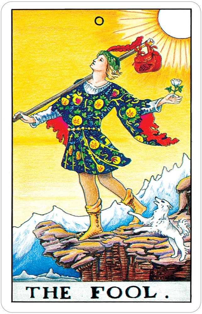 Universal Waite Pocket Tarot card reflecting the deck's transcendent artwork — Eternal Spirit