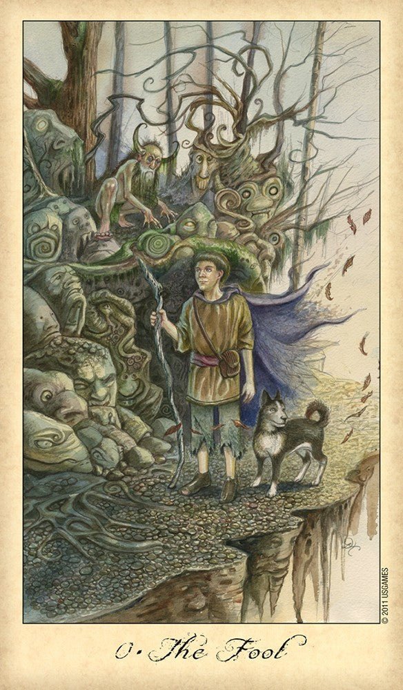 Sample card from the Ghosts and Spirits Tarot tarot deck — Eternal Spirit