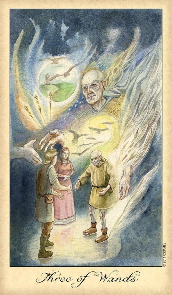 Ghosts and Spirits Tarot card demonstrating the deck's inspired artistry — Eternal Spirit