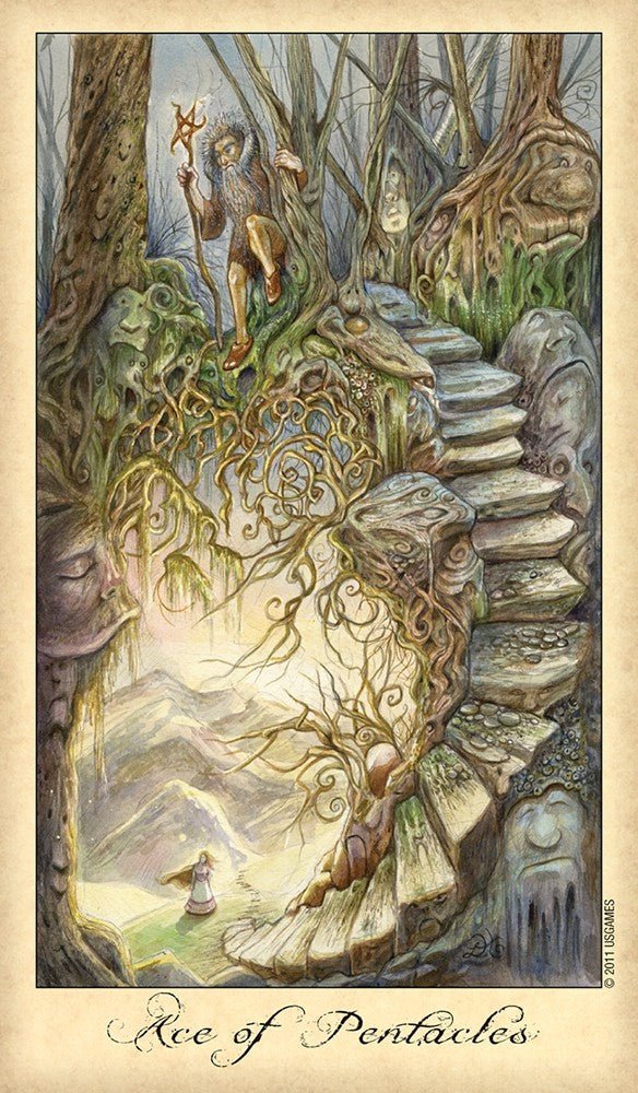 Ghosts and Spirits Tarot card celebrating the deck's unique visual language — Eternal Spirit