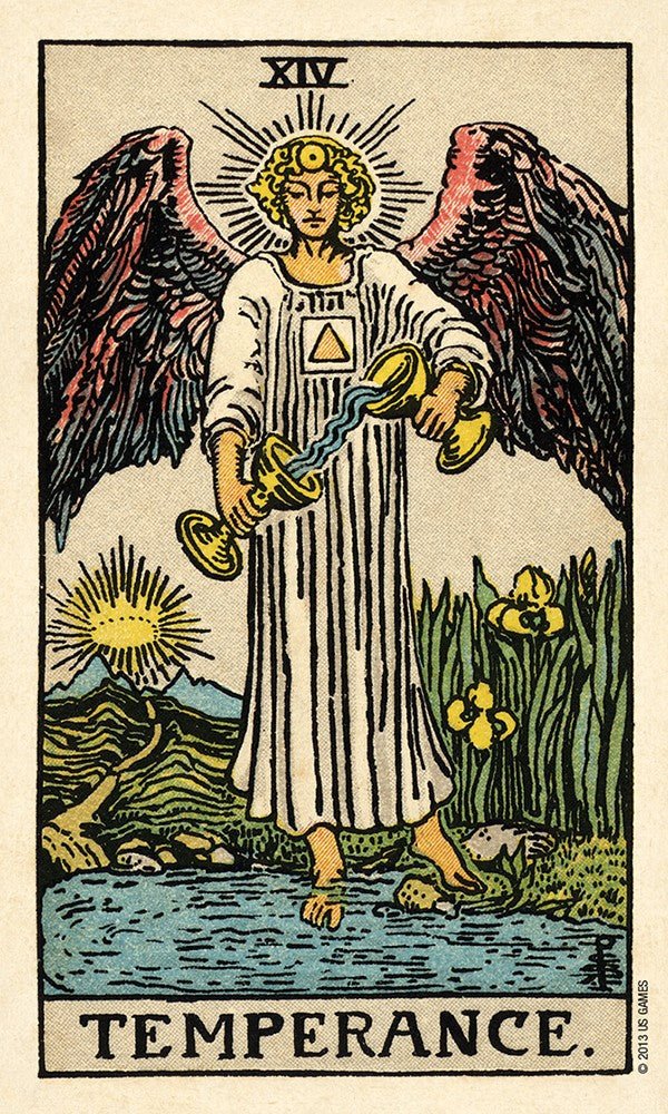 The Smith-Waite Centennial Tarot card illuminating the deck's rich colour palette — Eternal Spirit