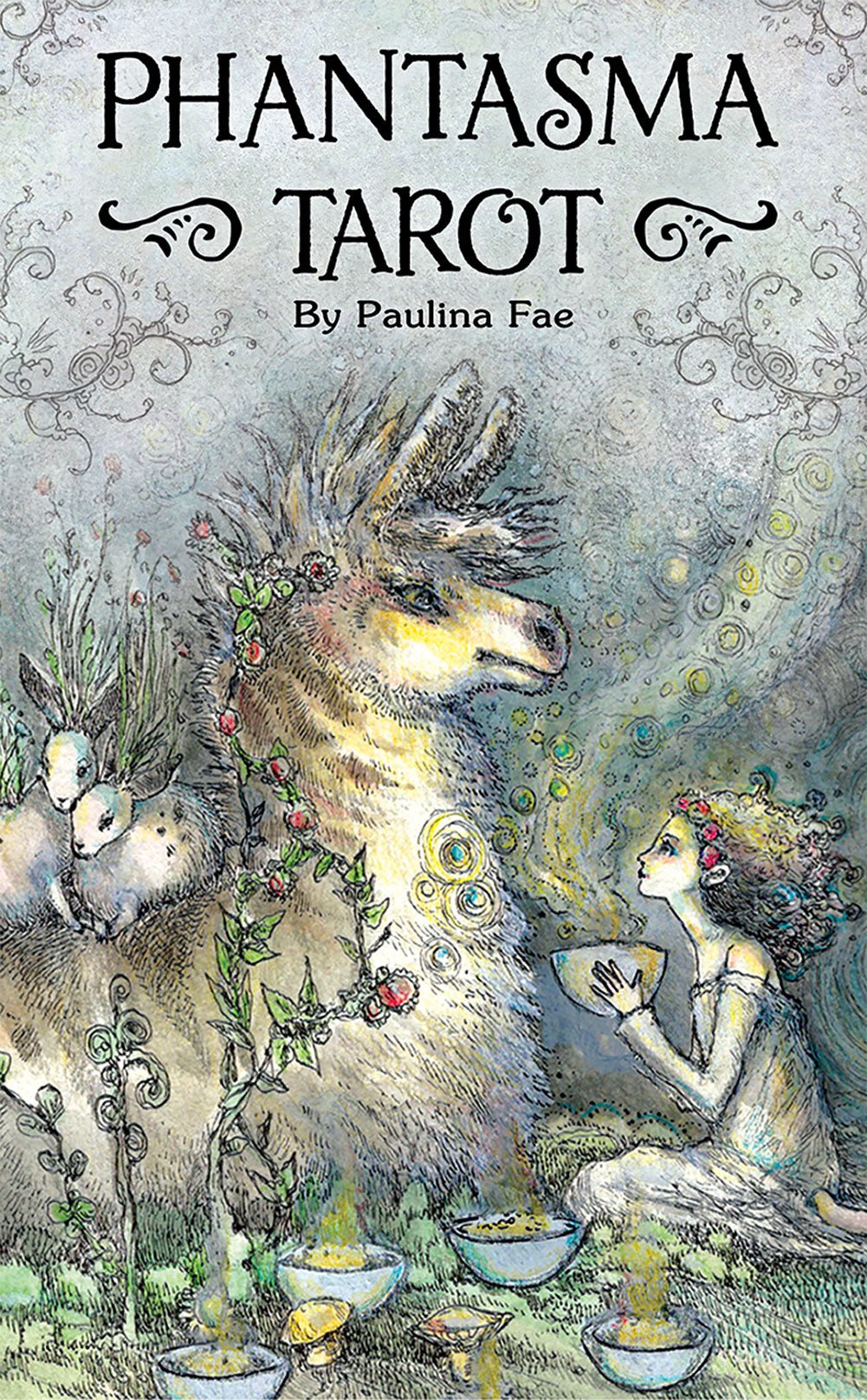 Phantasma Tarot box with surreal elephant and creatures by Paulina Fae — Eternal Spirit