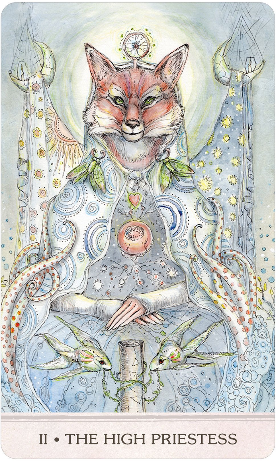 Phantasma Tarot card revealing the deck's deeply layered symbolism — Eternal Spirit