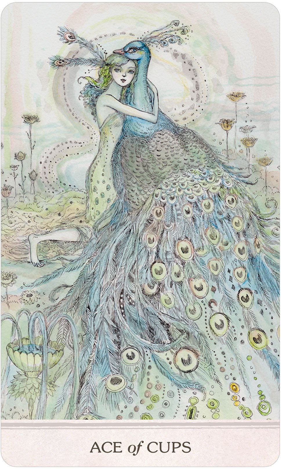 Phantasma Tarot card exhibiting the deck's transformative card art — Eternal Spirit