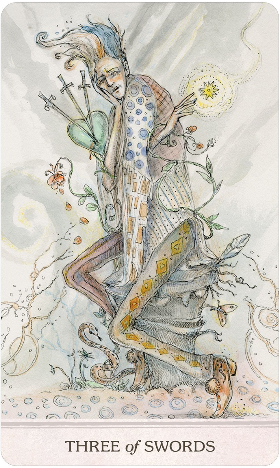 Phantasma Tarot card revealing the deck's mystical artwork — Eternal Spirit