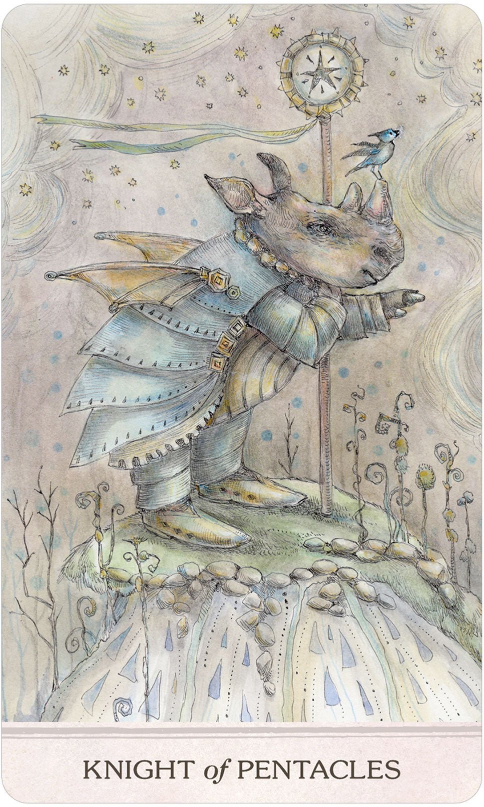 Phantasma Tarot card displaying the deck's hand-painted illustrations — Eternal Spirit