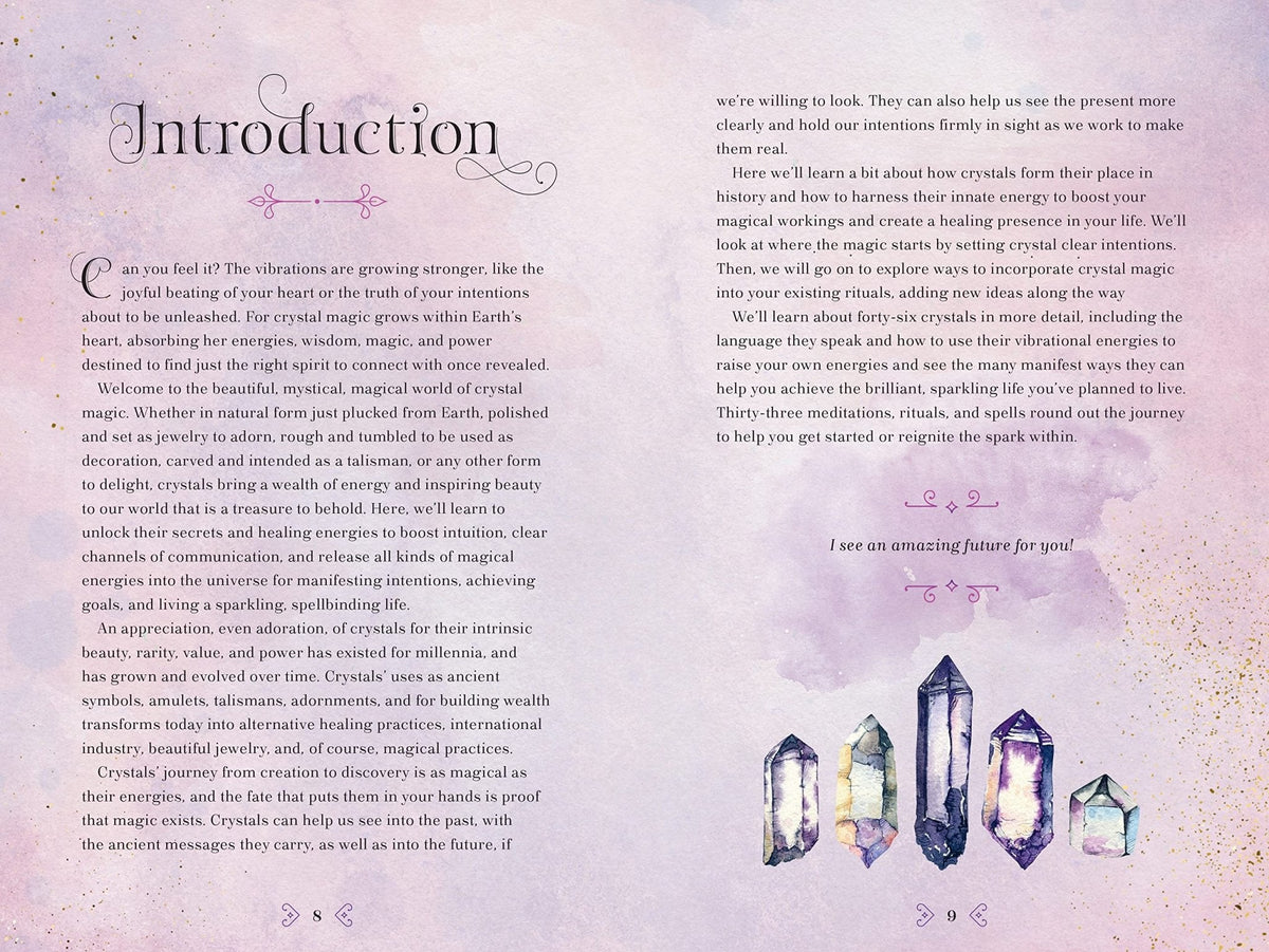 back cover of Crystal Magic — Eternal Spirit
