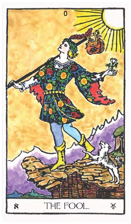 The Weiser Tarot card showcasing the deck's evocative imagery — Eternal Spirit