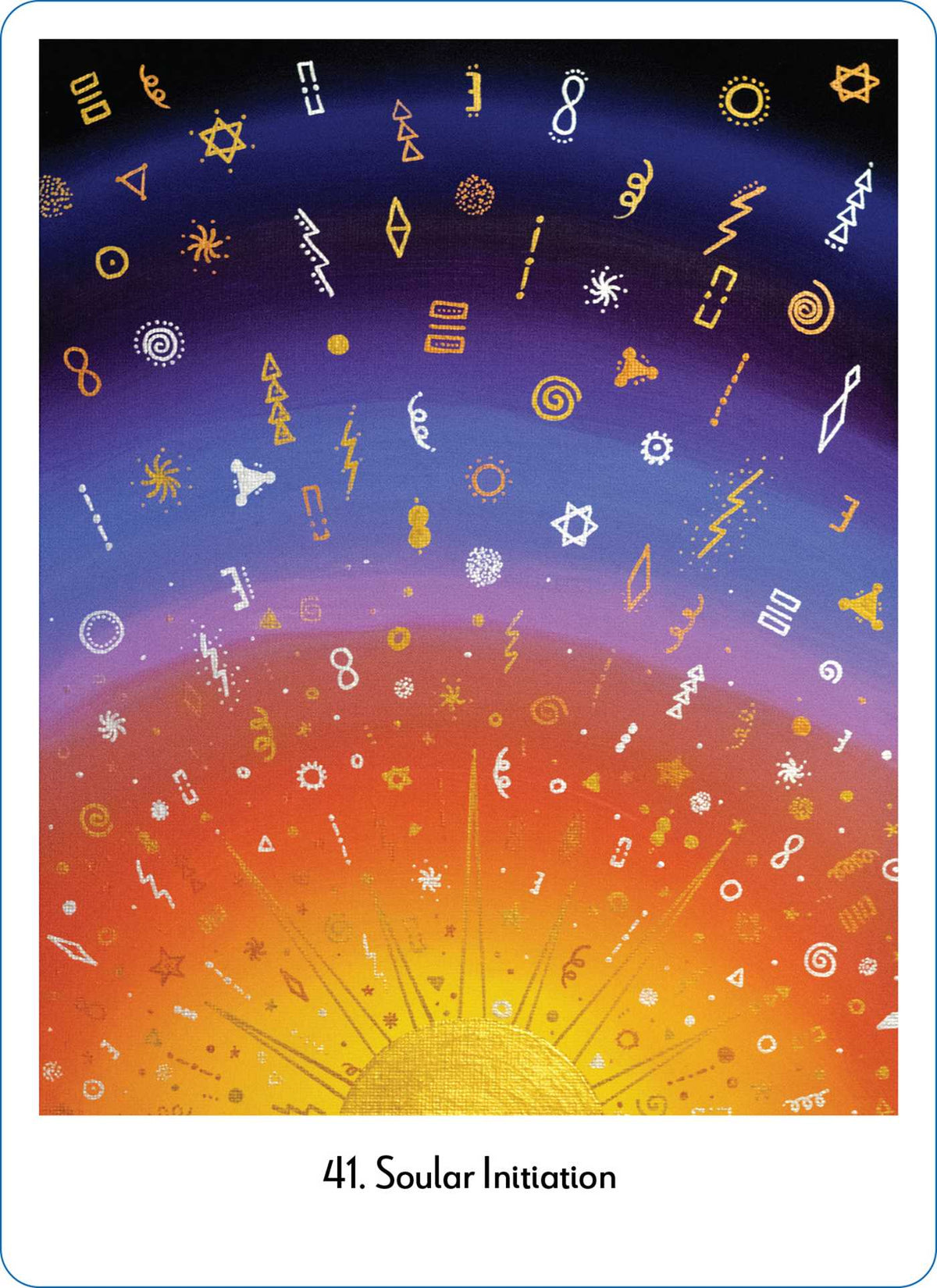 Empath Activation Cards card portraying the deck's otherworldly aesthetic — Eternal Spirit