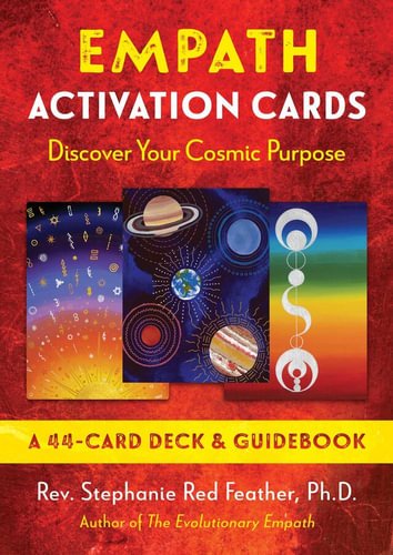 Empath Activation Cards colourful box with chakra symbols and cosmic art — Eternal Spirit