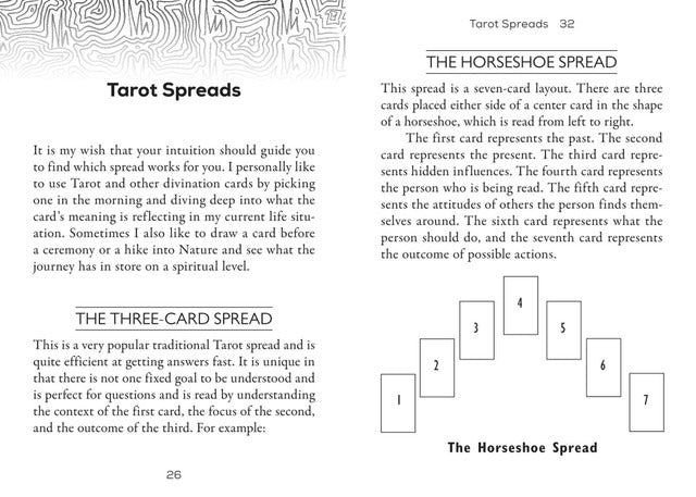 The Visonary Path Tarot card demonstrating the deck's inspired artistry — Eternal Spirit