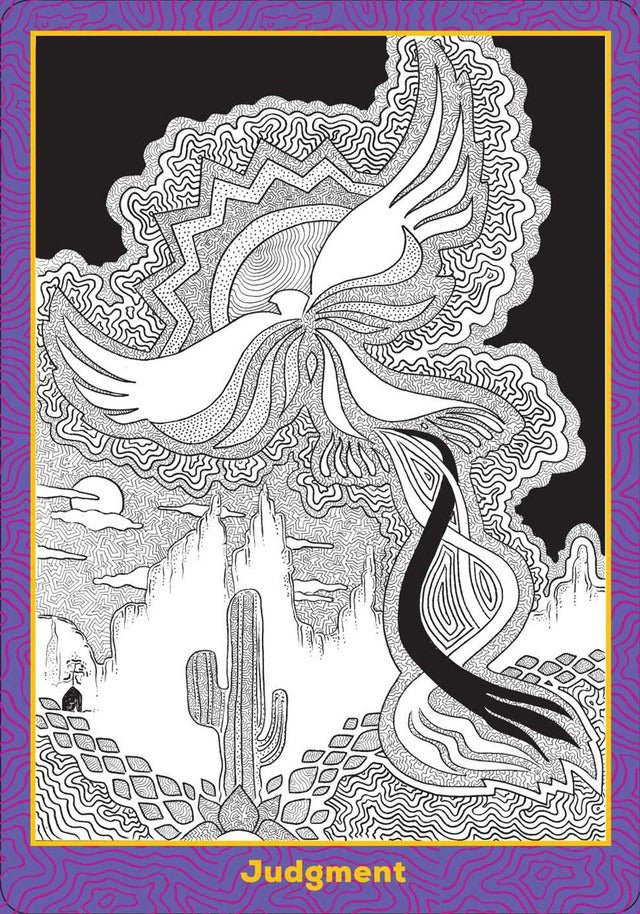 The Visonary Path Tarot card showing the deck's detailed artistic vision — Eternal Spirit