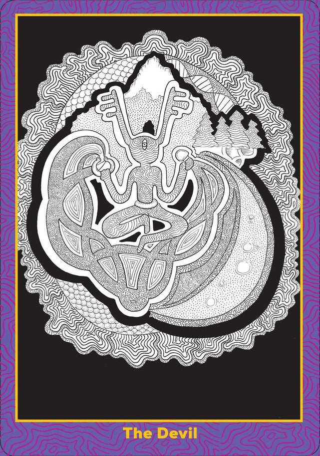 The Visonary Path Tarot card featuring the deck's enchanting card art — Eternal Spirit