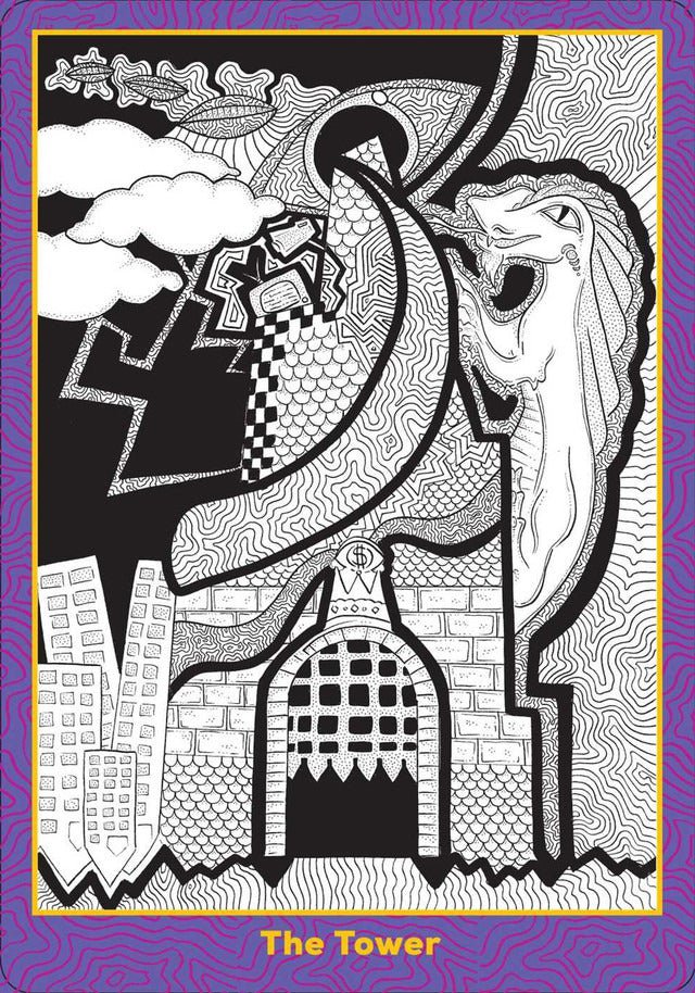 The Visonary Path Tarot card exploring the deck's contemplative imagery — Eternal Spirit