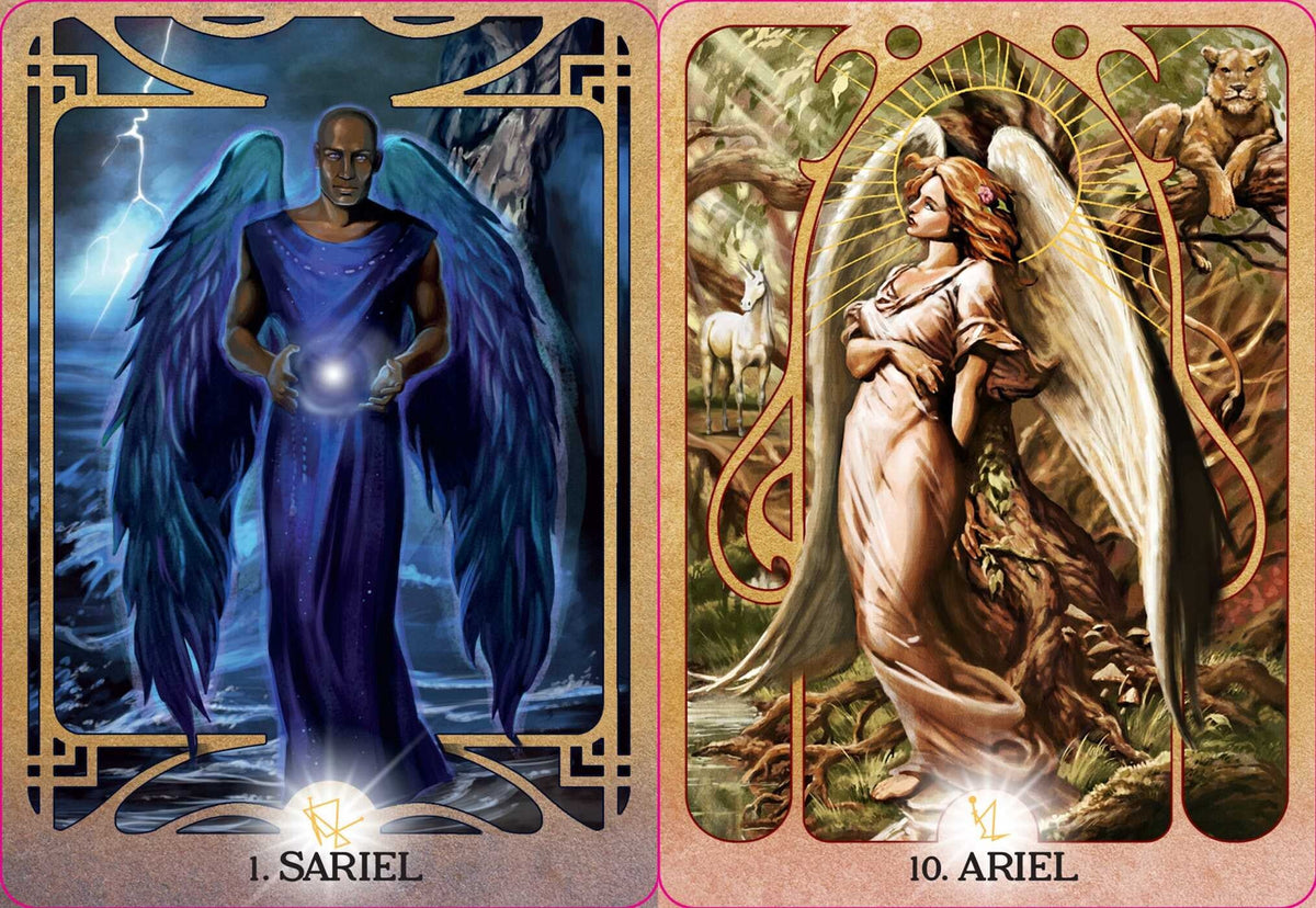 Archangel Fire Oracle card demonstrating the deck's inspired artistry — Eternal Spirit