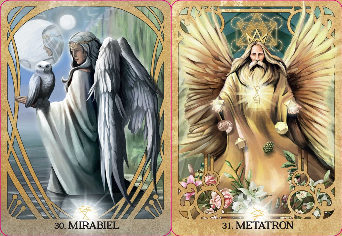 Archangel Fire Oracle card exhibiting the deck's transformative card art — Eternal Spirit