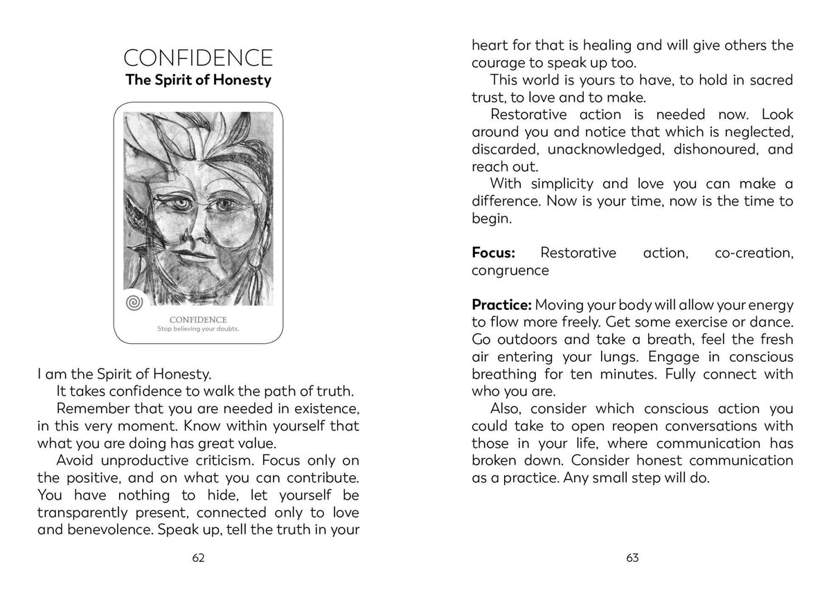 Findhorn Spirit Oracle card unveiling the deck's spiritual symbolism — Eternal Spirit