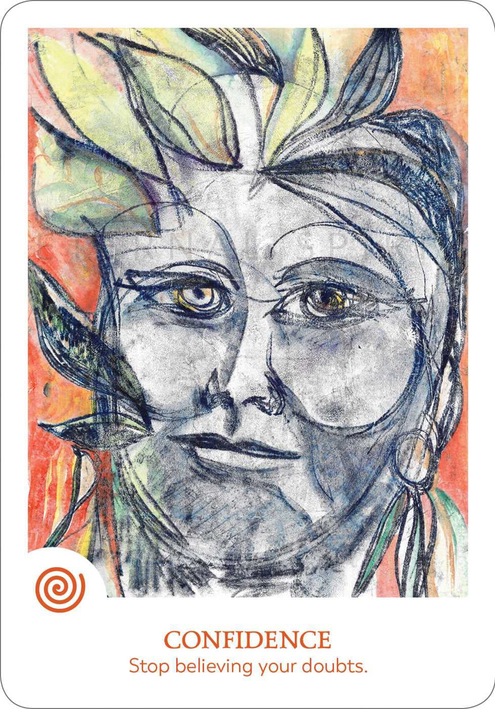 Findhorn Spirit Oracle card portraying the deck's otherworldly aesthetic — Eternal Spirit