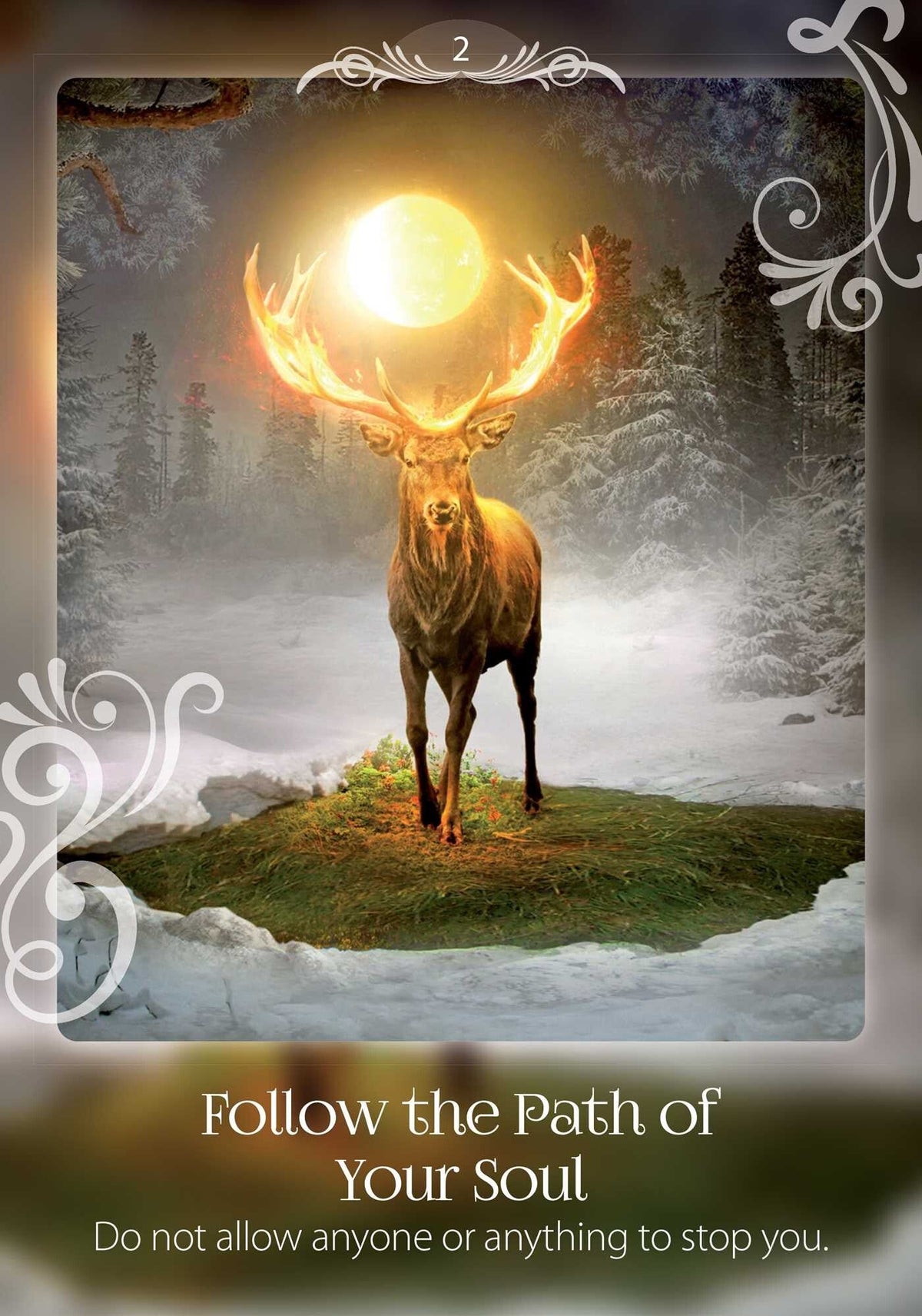 Soul Helper Oracle card highlighting the deck's symbolic art — Eternal Spirit