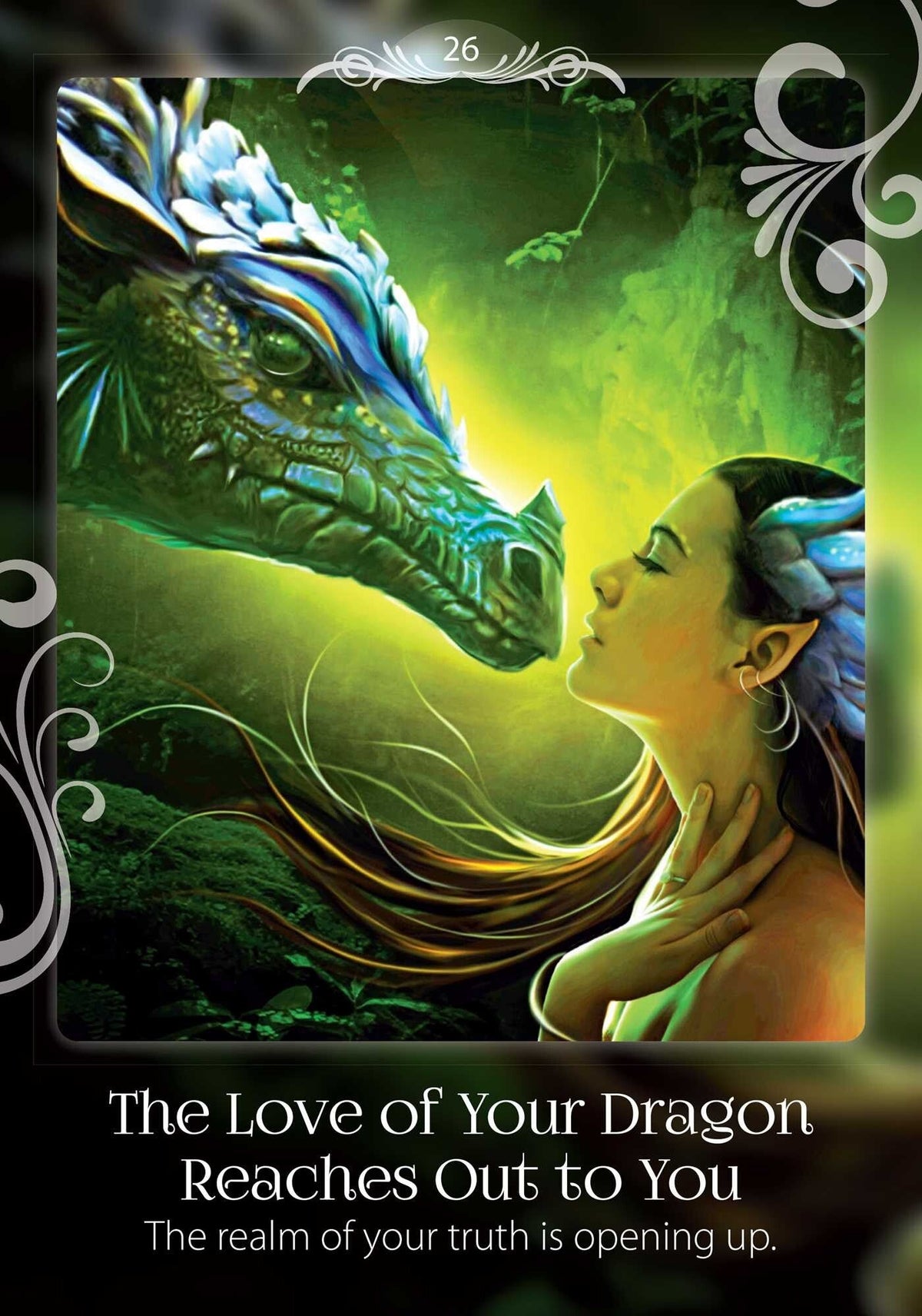 Soul Helper Oracle card illuminating the deck's rich colour palette — Eternal Spirit