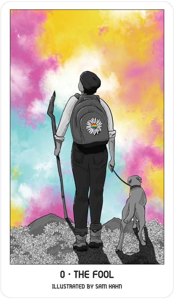 Sample card from the Pride Tarot tarot deck — Eternal Spirit